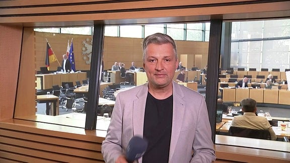 Christian Müller im Landtag