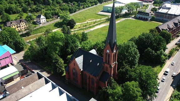 Kirche Greiz-Aubachtal von außen