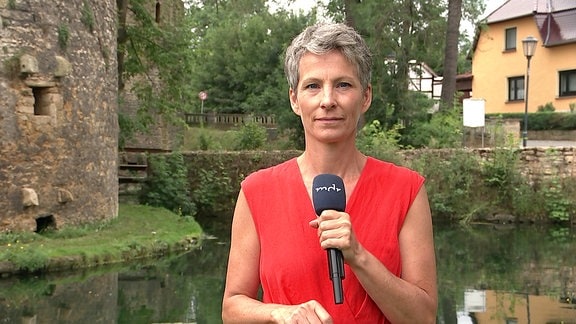 Wetterreporterin Sandra Voigtmann