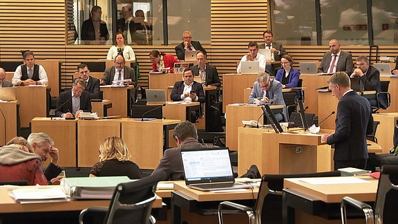 Sitzung im Landtag von Thüringen