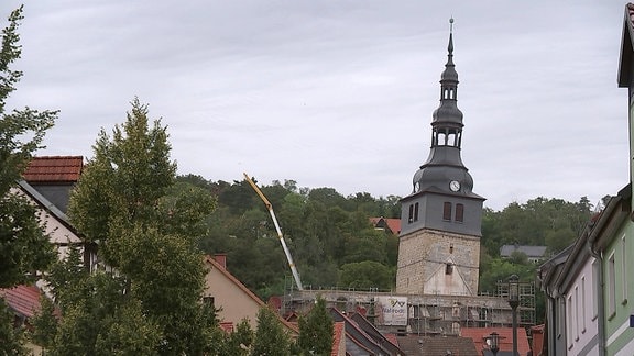 schiefer Turm von Bad Frankenhausen