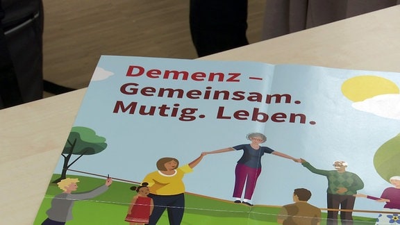 Eine Broschüre zum Thema Demenz.