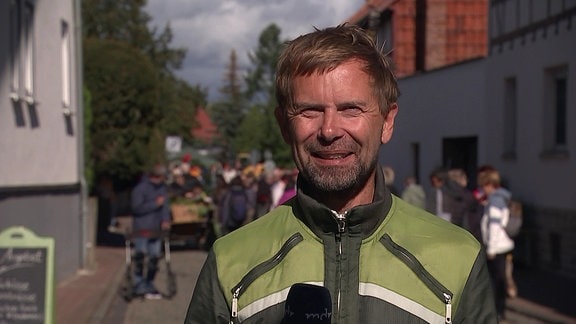 Wetterreporter Jens Roder in Alterstedt