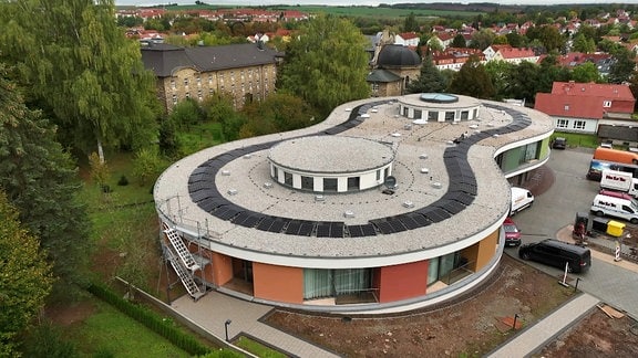 Hospiz-Neubau aus der Vogelperspektive