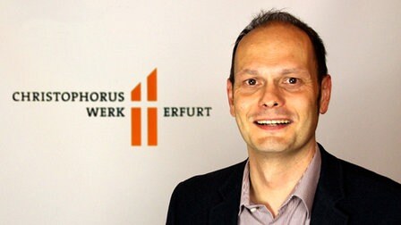 Andreas Otto vom Christophoruswerk Erfurt. | Bildrechte: MDR/Christophoruswerk Erfurt Andreas Otto vom Christophoruswerk Erfurt.