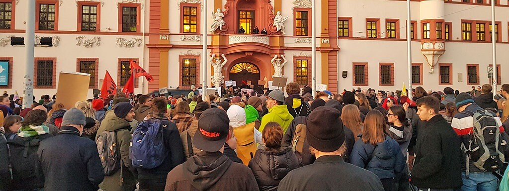 Demo Nichtmituns Tausende Wollen Durch Erfurt Ziehen Mdr De