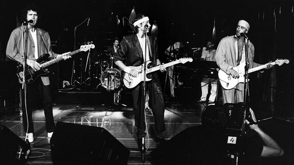 Die Musikband Dire Straits.