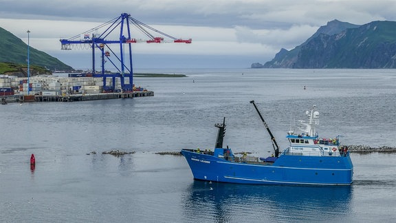 Unalaska ist der größte Fischereihafen der USA.