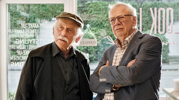 Edwin (Tilo Prückner, l.) und Günter Hoffmann (Peter Lerchbaumer)