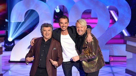 Andy Borg, Florian Silbereisen und Ross Antony