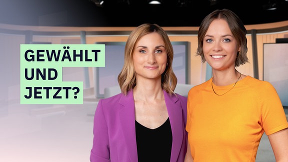 Moderatorinnen Olenka Pilz (l.) und Friederike Schicht