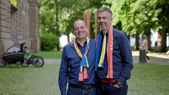 Heiko Hauger (l.) und Marius Kramer (r.)