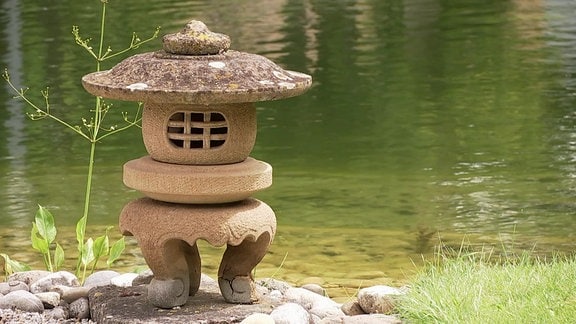 Zu Besuch im japanischen Garten in Bad Langensalza.