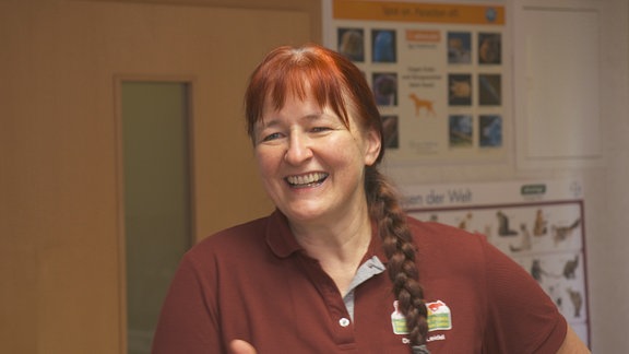 Dr. Ines Leidel ist die Chefin der Tierarztpraxis in Naundorf bei Oschatz.
