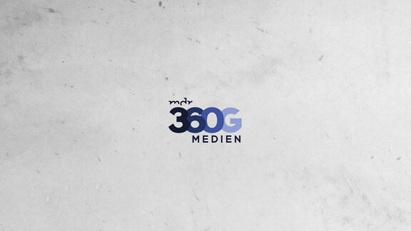 Logo von MEDIEN360G auf Sichtbeton