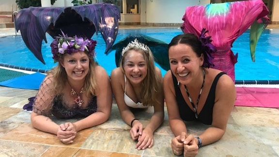Schwimmen wie eine Meerjungfrau - das ist das Hobby von Tarja-Noemie