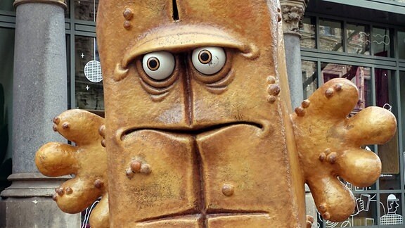 Bernd das Brot-Figur.