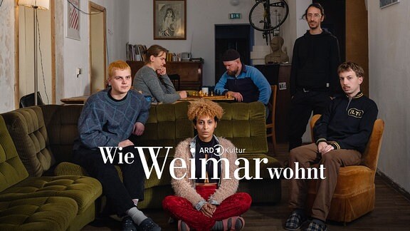 Wie Weimar wohnt - Keyvisual mit der Wohngemeinschaft Hababusch 