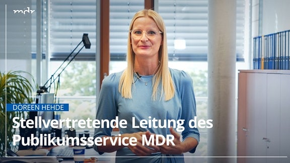 Doreen Hehde, stellvertretende Leiterin des MDR-Publikumsservice