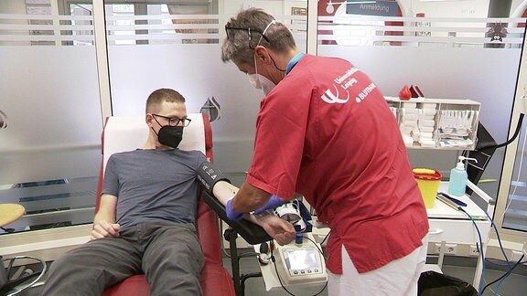 Blutspenden an der Uniklinik Leipzig