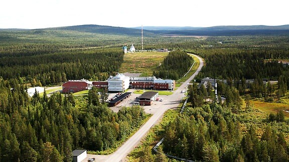 Der schwedische Raumhafen Esrange bei Kiruna