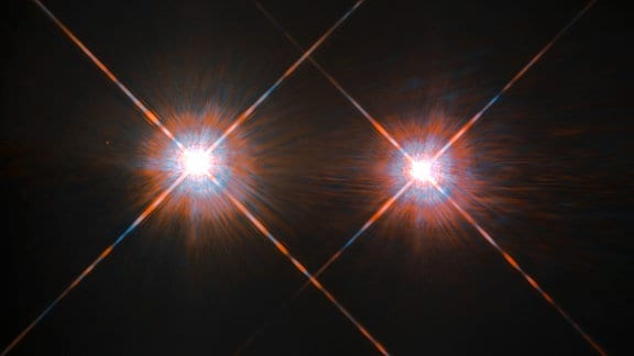 Doppelsternsystem Alpha Centauri AB 