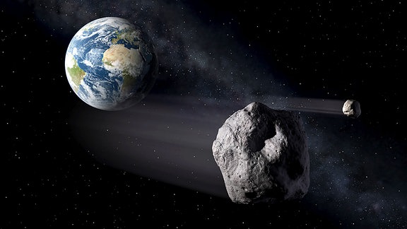 Doppel-Asteroiden-System fliegt an der Erde vorbei