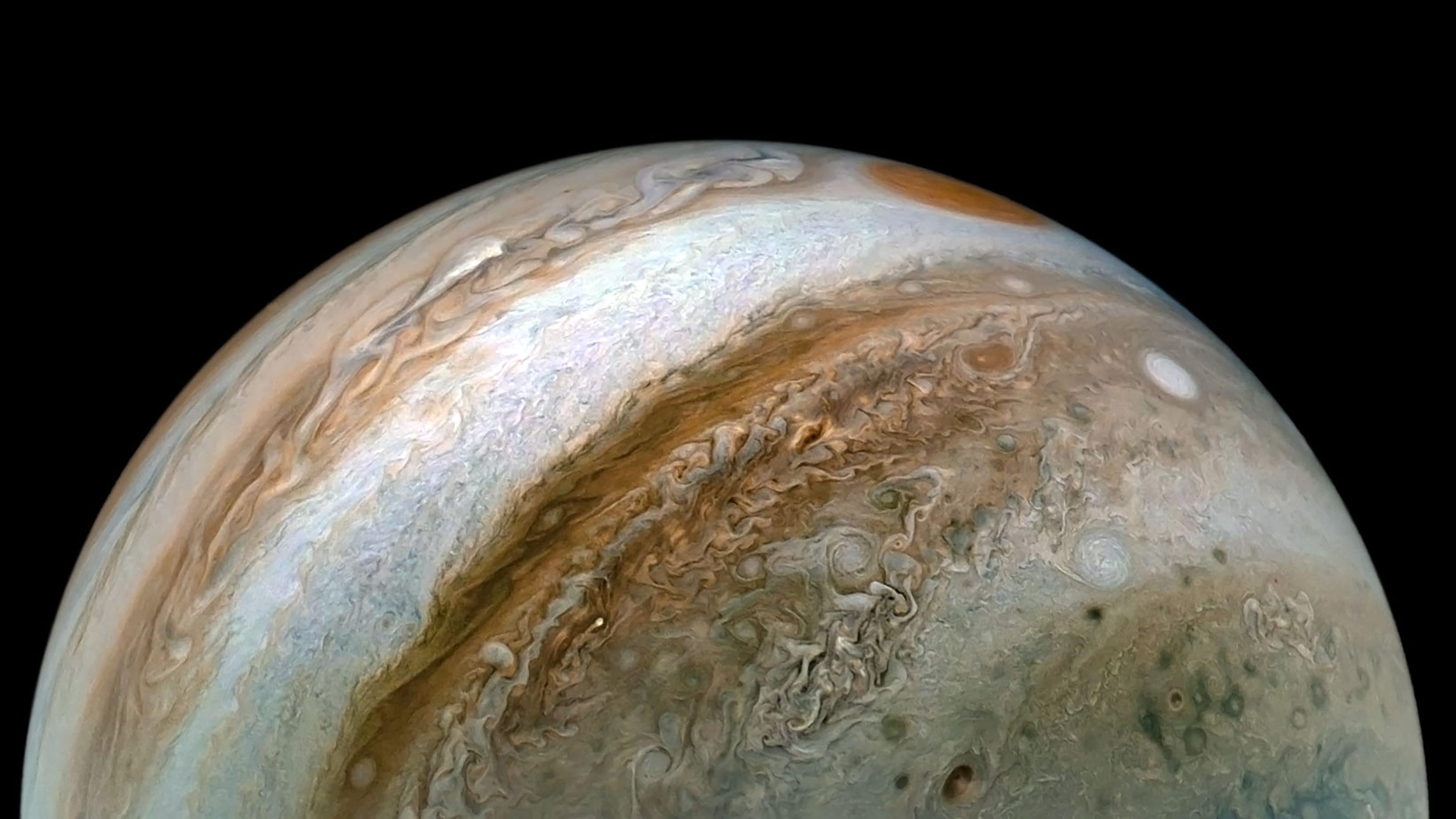 Faszinierende JupiterBilder der JunoRaumsonde MDR.DE