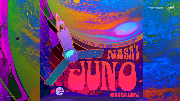 Poster Juni-Mission (Jupiter)