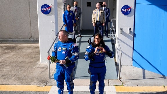 NASA Astronauten Butch Wilmore und Suni Williams