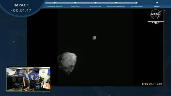 Livestream der NASA DART Mission