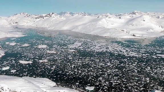 Luftbild Arktische Bucht