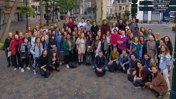 Studierende aus Leipzig, Göteborg und Paris in Brüssel