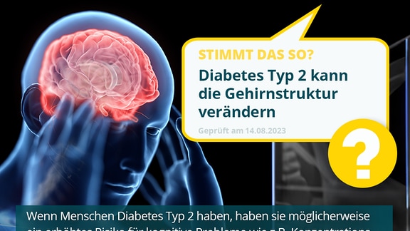 Faktencheck Diabetes Gehirn