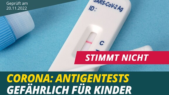 Ein Faktencheck zum Thema Antigentests