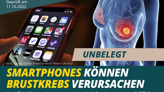 Faktencheck Brustkrebs-Smartphone