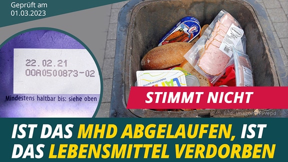 Faktencheck - MHD-Lebensmittel