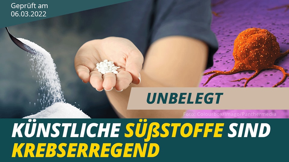 Unbelegt: Künstliche Süßstoffe sind krebserregend | MDR.DE