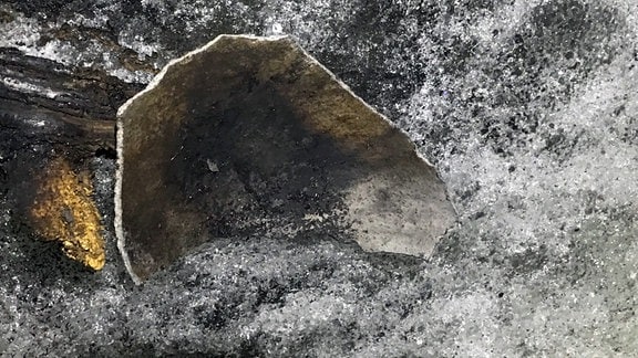 Fragment eines Lavatunnels