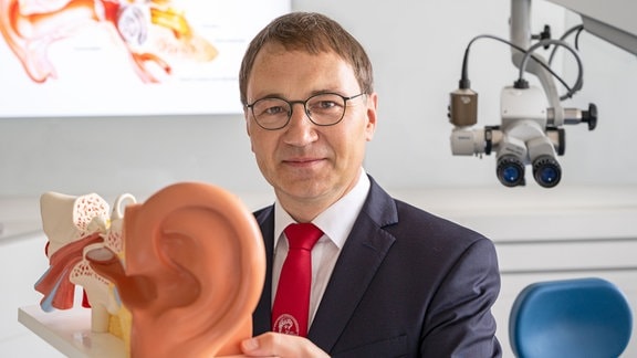 Stefan Plontke von der Uni Halle, der die Studie zur Behandlung bei Hörsturz leitete.