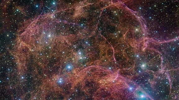 Eso-Aufnahme des Supernova-Überrestes Vela