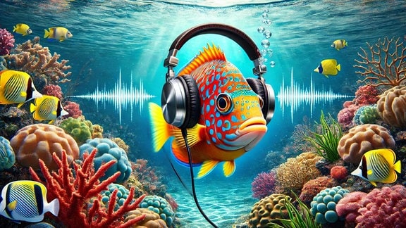 Illustration: Fische können stereo hören