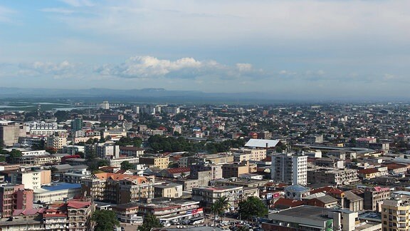 Blick auf Kinshasa