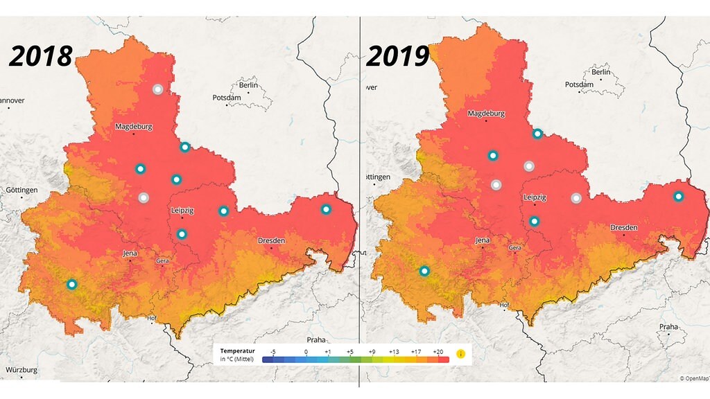 Interaktive Karte Zeigt Den Klimawandel In Mitteldeutschland Mdr De