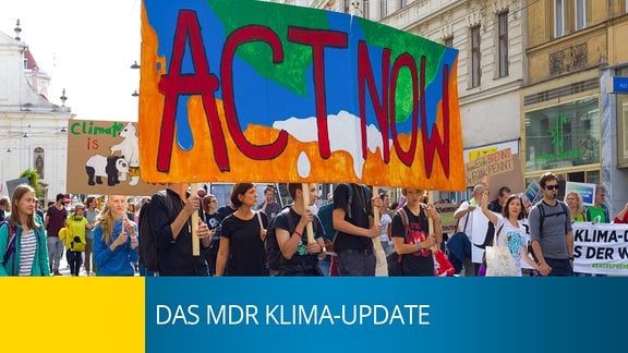 Demonstrationszug durch Wien mit Schüler und Schülerinnen im Zuge der Klimabewegung ,,Fridays for Future"