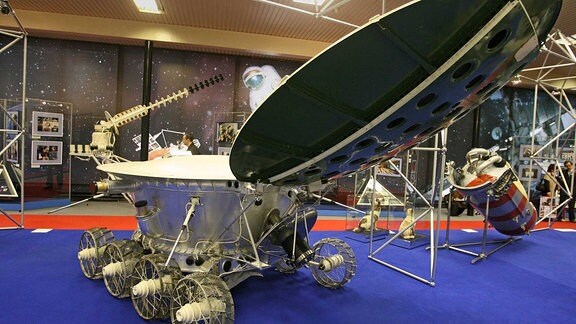 Das Luna 9 Raumfahrzeug im Museum
