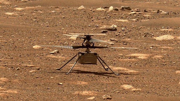 Helikopter Ingenuity auf dem Mars