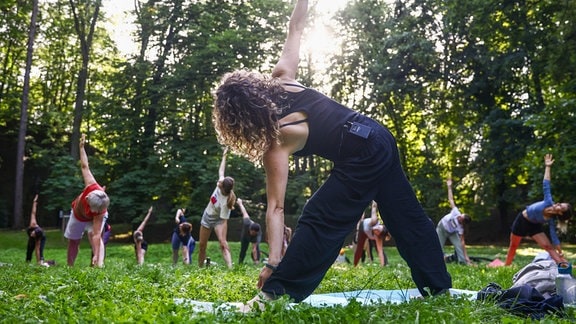 Polen, Internationaler Tag des Yoga in Krakau