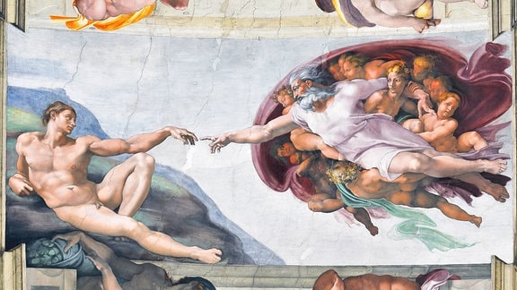 Michelangelo Sixtinische Kapelle Erschaffung Adams
