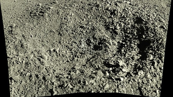 Mondrückseite, Aufgenommen von Yutu-2
